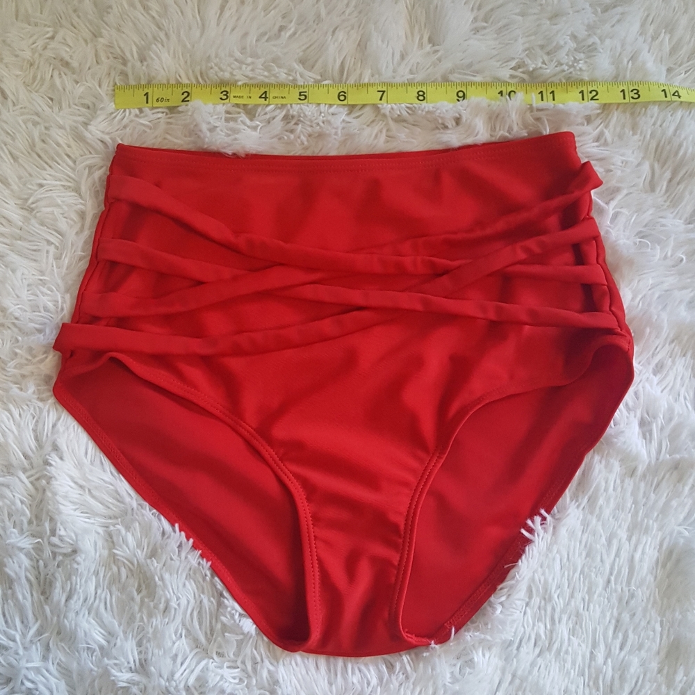 MEDIUM High-waist Polka dot Bikini - Picture 4 of 12